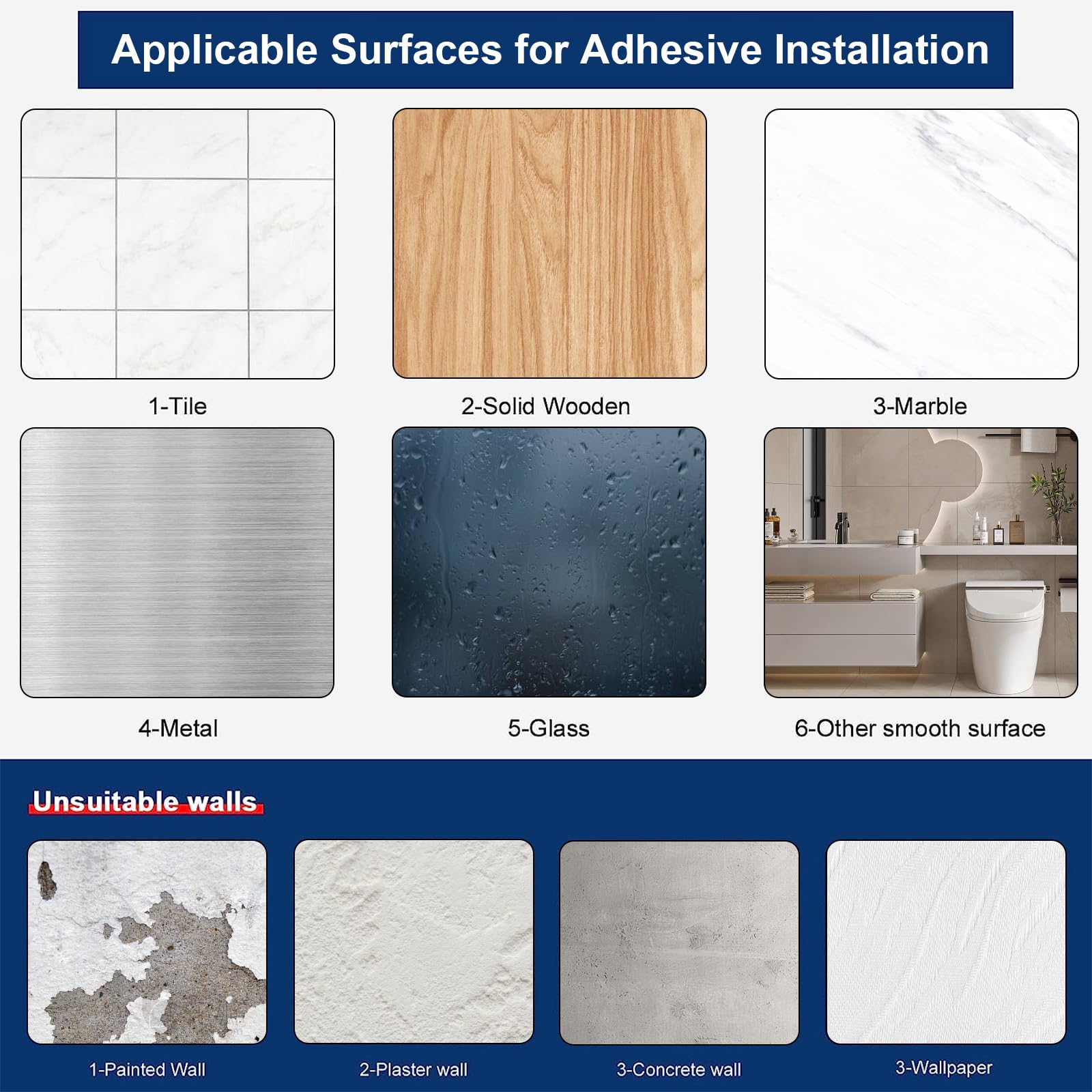 Hufeeoh Adhesive Hand Towel Holder, Kitchen Towel Holder Towel Bars Wall Mounted, Stainless Steel Bath Towel Holder For Bathroom